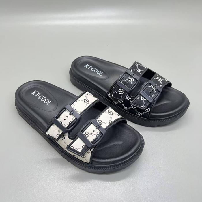 Calbi - Size 36-41 2020 Sandal Wanita Kekinian Model Platform Gesper Sandal Karet Jelly