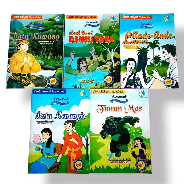 PAKET BUNDLING 5 BUKU / BUKU CERITA RAKYAT NUSANTARA / ASAL USUL DANAU TOBA
