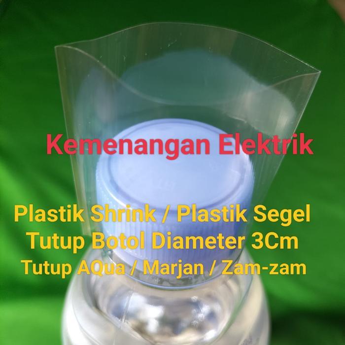 Plastik Segel Tutup Botol 250ml Diameter 3cm Plastik Segel Tutup AQua