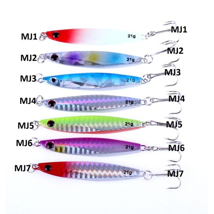 Terbaru Metal Jig Lure 7Cm 21G Fishing Spoon Lure Metal Jig Casting Terbaik