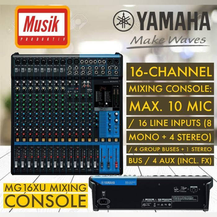 Promo Yamaha Mixer Mg-16Xu / Mg 16Xu / Mg16Xu Original