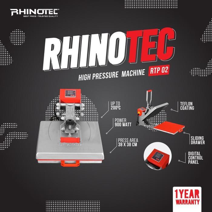 MESIN PRESS KAOS HIGH PRESSURE RHINOTEC RTP 02
