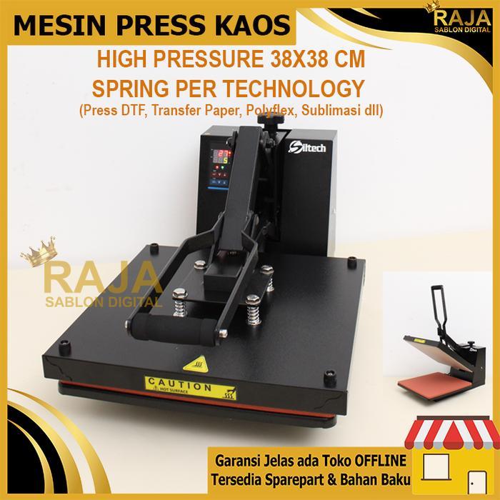 MESIN PRESS KAOS SLIDING 38X38 MESIN PRESS BAJU MODEL TARIK SABLON DTF, DTG, SUBLIMASI, TRASNFER