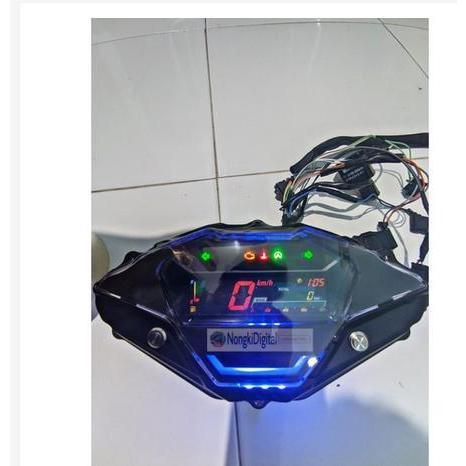 Speedometer Digital Full Custom Pnp Vario 150 Led Old Spidometer Digital Vario 125 - Lcd Berwarna