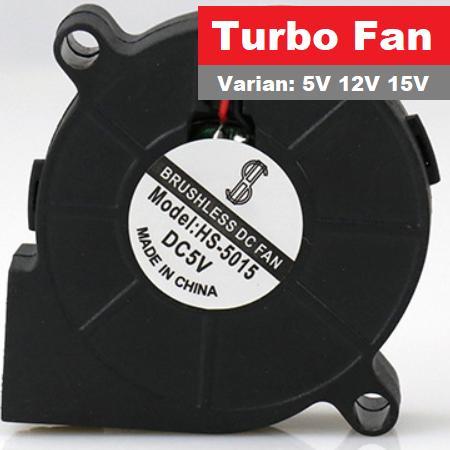 Turbo Fan Mini Blower Kipas Pendingin Brushless Dc 5V 12V 24V Keong