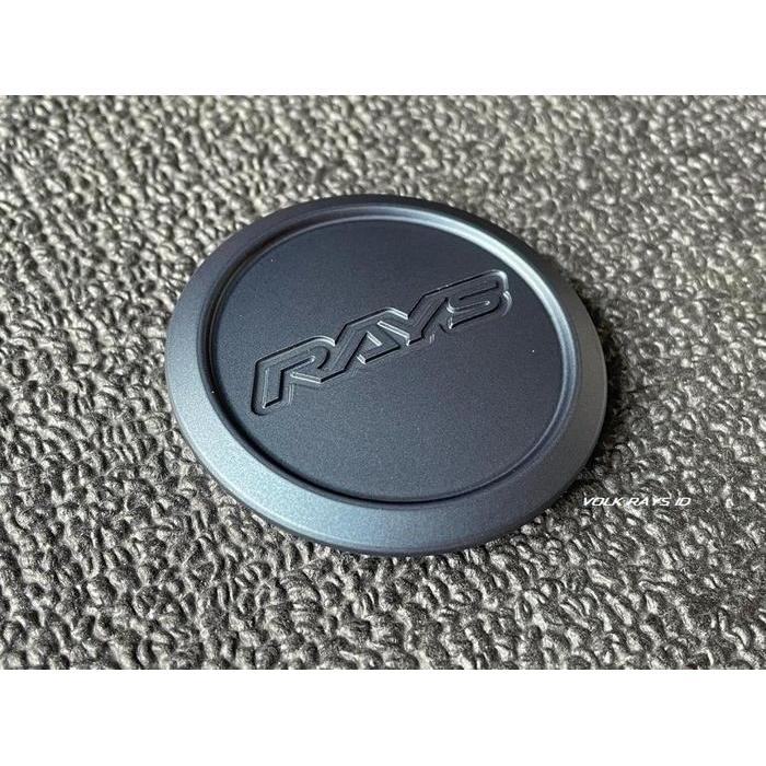 Rays Center Caps ZE40 TE37 Ultra Matte Blue Gunmetal Original Japan