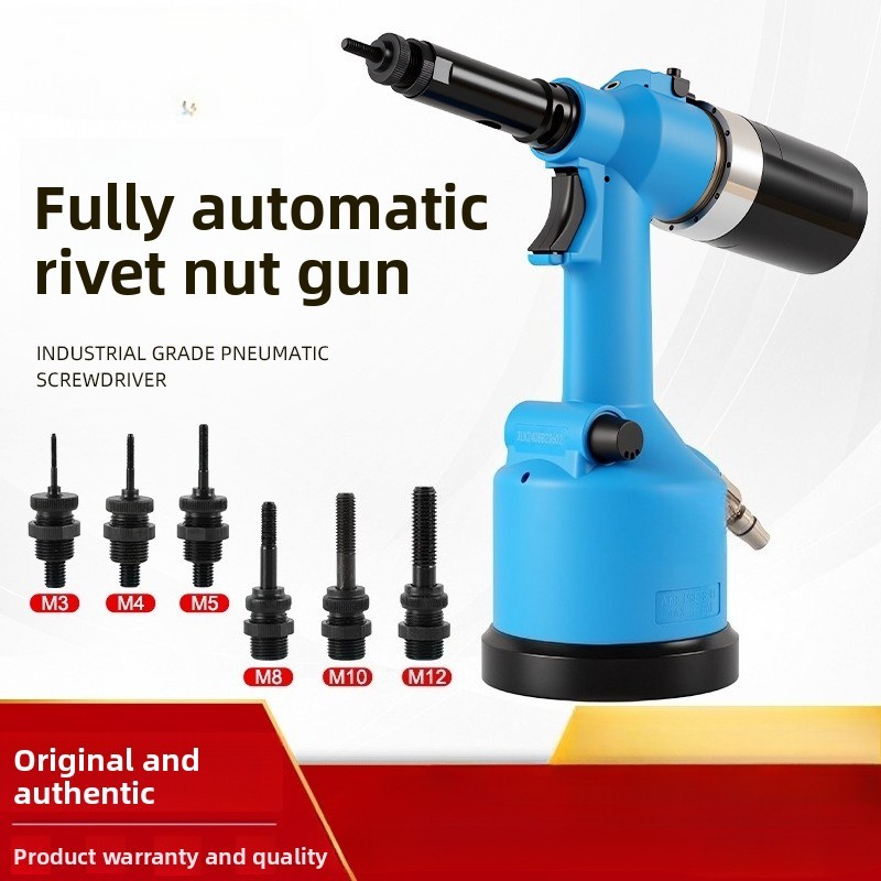 Industrial Grade Rivet Nut Gun Pneumatic Automatic Pulling Tool Cap Gun Hydraulic Rivet