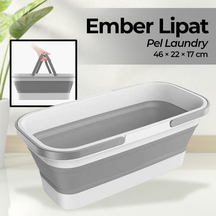 Ember Lipat Laundry Kotak Ember Baskom Pel