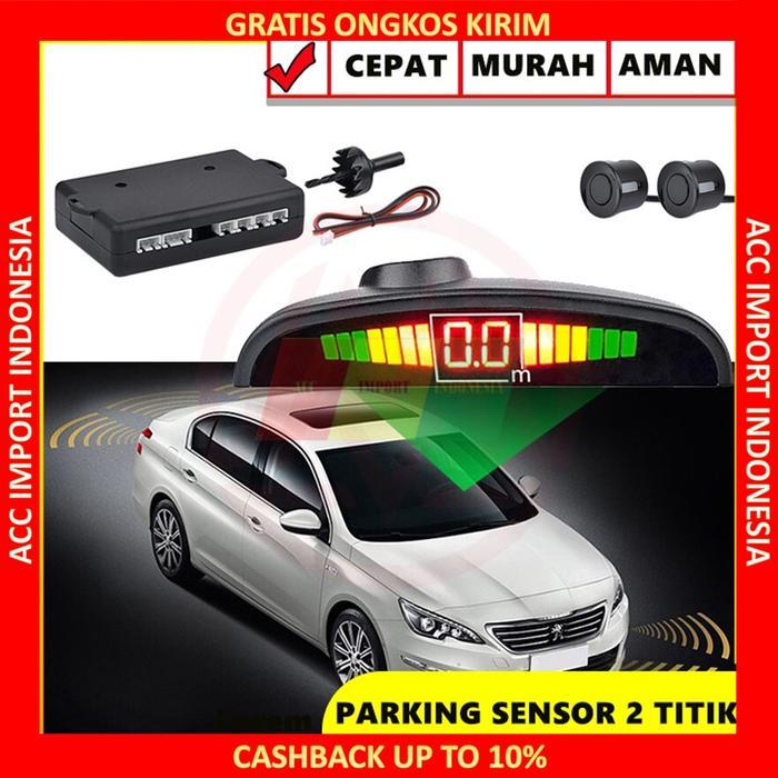 Ready Assistant Sensor Parkir Mobil Car Parking 2 Titik LCD Radar Universal