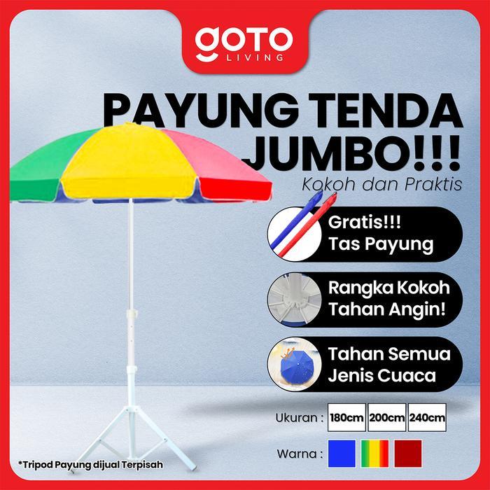 YUO GOTO [COD] SUNFLOW PAYUNG TENDA JUALAN PANTAI CAFE OUTDOOR BESAR JUMBO