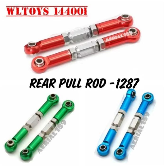upgrade steering rod pull metal wltoys 144001 xk rc 1/14 buggy 1287