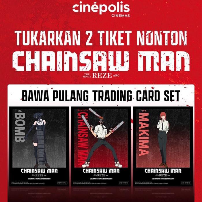 Official Chainsaw Man Trading Card, Cinepolis