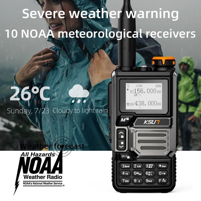 Ksun X-Tfsi Walkie Talkie Allband Handy Talky 200 Channels Ht Jarak Jauh 5Km