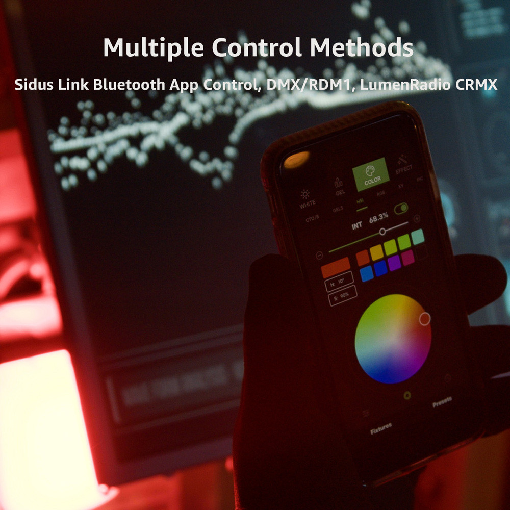 Aputure MC Pro RGBWW LED Video Light 2000K-10000K IP65 Magnetic Diffuser Photography Lighting for