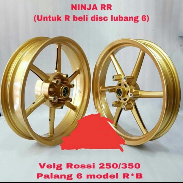 Pelek Racing Rossi Sanca Model Rcb Kawasaki Ninja Rr Ring 17 Uk250/350