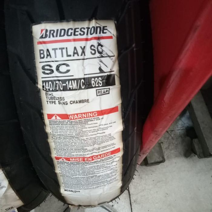 Ban Luar Bridgestone Battlax Sc Ukuran 140/70-14 Battlax