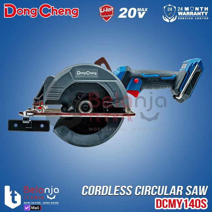 Dongcheng DCMY140S Z Gergaji Listrik Baterai 20V Cordless Circular Saw 5.5 Inch 140mm DCMY 140S Z