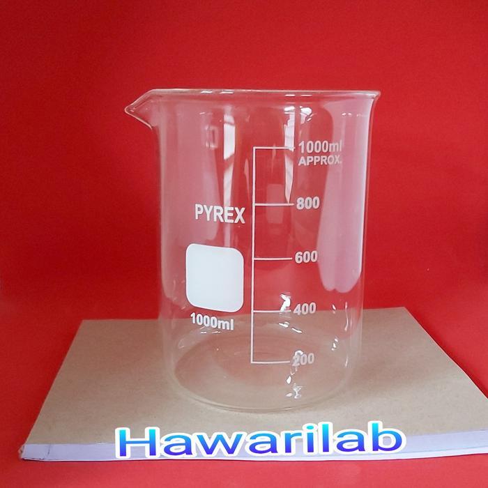 GLASS BEAKER 1000ML PYREX