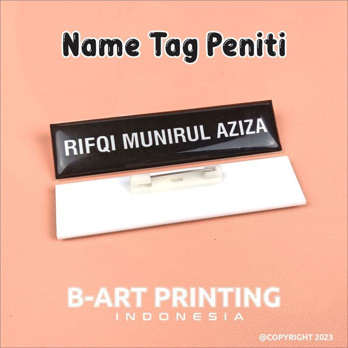 "New" Nama Dada Magnet Name Tag Magnet Papan Nama Magnet Akrilik Name tag/nama dada/Nametag/papan