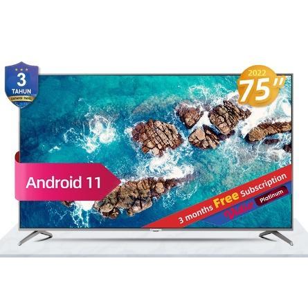 CHANGHONG LED TV 4K ANDROID TV U75F8T 75 inch 75F8T