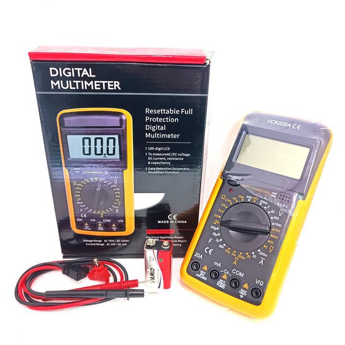 Multitester / Avometer / Multimeter Digital Excel Dt-9205A