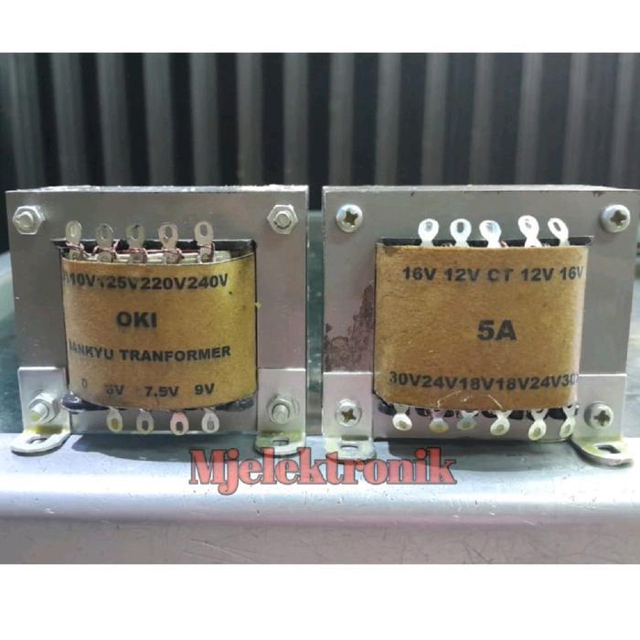 Travo Tronik 5A CT 30V travo kecil Travo Oki 5 Amper CT 30V Transformer Travo 5Ampere