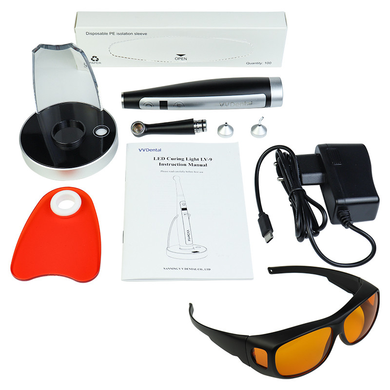 PROMO HARI INI  VV Dental Light Curing Unit 1-Second Resin Curing Light Wireless Charging 3200 mW/cm