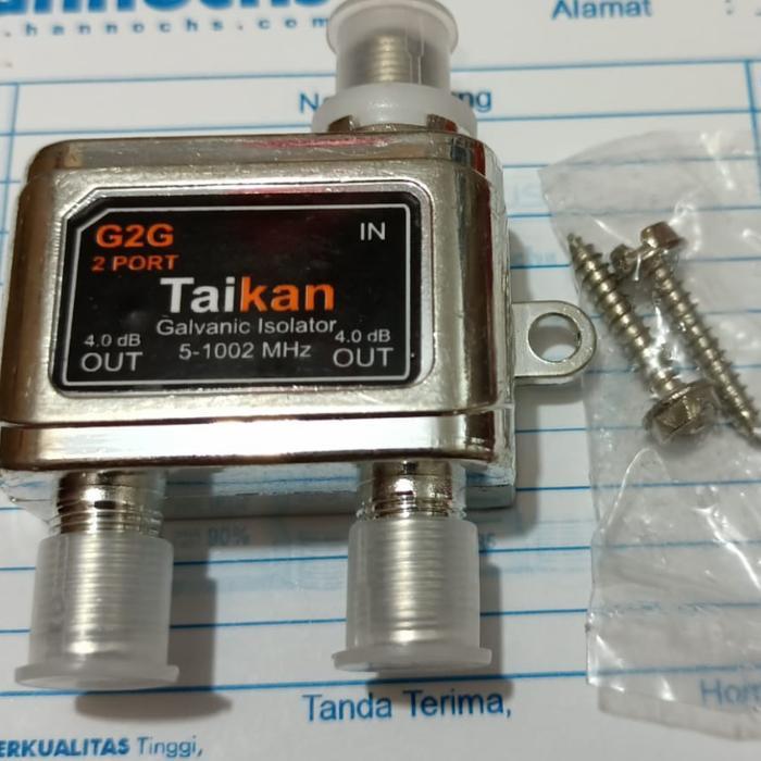 N3W Splitter Taikin antena TV 2 way / Splitter Antena Signal TV 2way