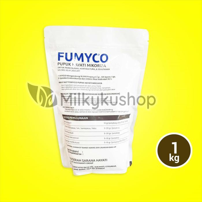 PUPUK FUMYCO POWDER 1 KG KEMASAN PABRIK HAYATI MIKORIZA JAMUR