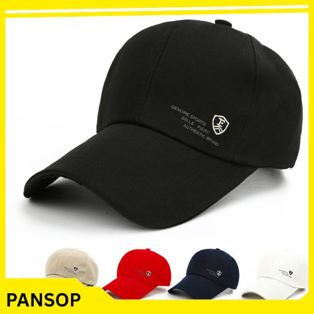 topi baseball hat cap pria wanita fieldline sports casual adjustable merah free ongkir