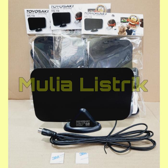 Toyosaki Antena TV digital indoor TYS188 antena TV digital kabel 3Meter