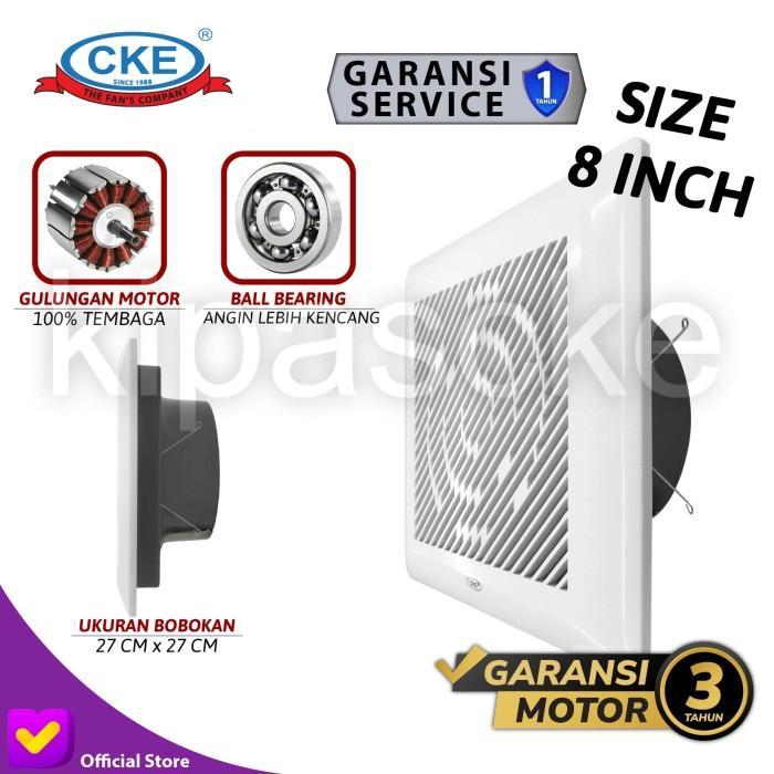 Cke Exhaust Fan Plafon 8 Inch Hexos/Heksos/Ceiling Exhaust Cke