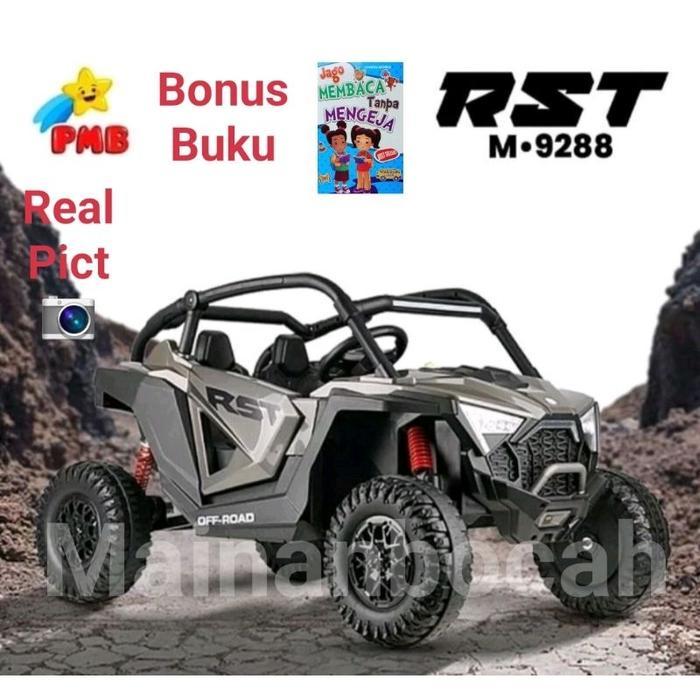 TERMURAH Mobil aki anak M 9288 RST mobil aki mainan anak BAN PLASTIK