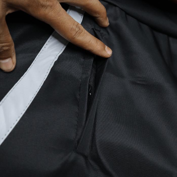 sar Jaket motor hitam polos - jaket bomber hitam - jaket motoran hitam polosan