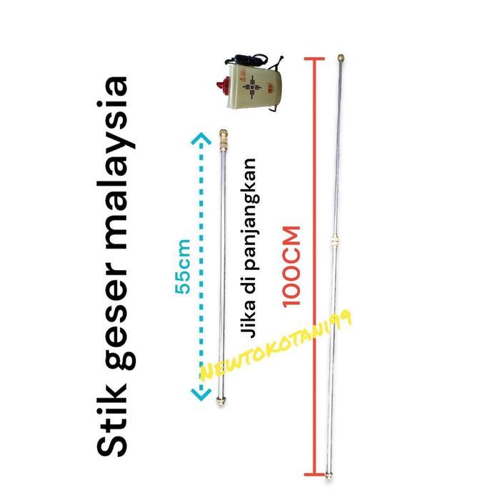 Stik malaysia / stik panjang pendek sprayer pb16 malaysia / stik geser pipa teleskopik pompa