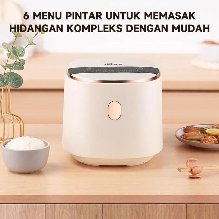 [DISC] MAIMEITE 6 IN 1 PENANAK NASI DIGITAL MEJIKOM PANCI ANTI STICK LOW CARBO MULTIFUNGSI RICE COOK