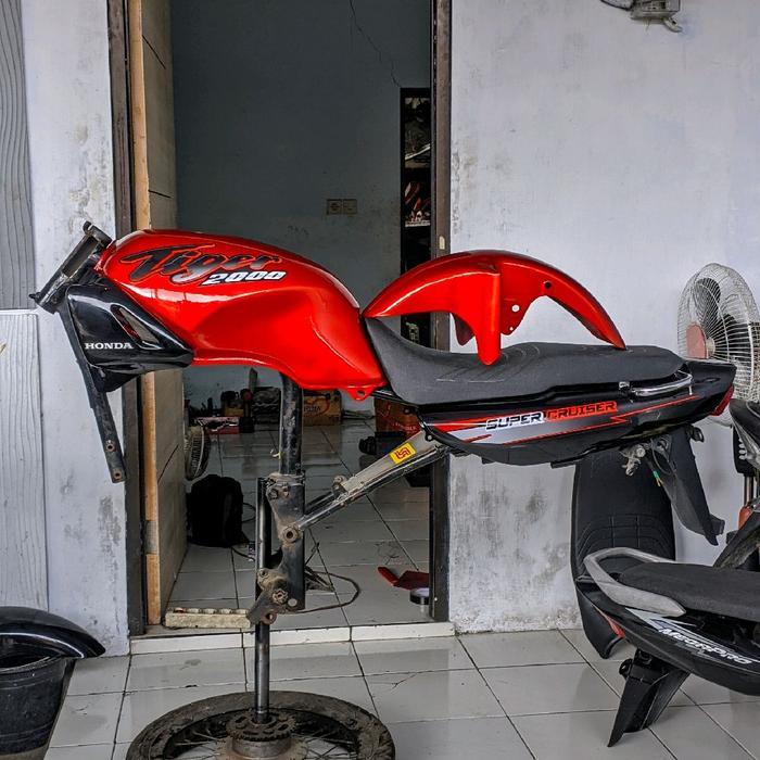 Body Set Rangka Tangki Tilas Tiger Lawas Tiger2000 Super Cruiser Tilam Tiger Lama Original Copotan S