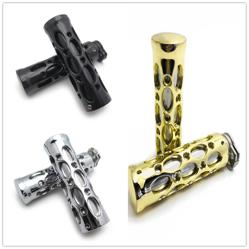 22mm Hand Grips for Kawasaki Ninja 250 500 ZX6 ZX7 ZX9 ZX10 Black Gold Aftermarket  Motorbike Parts 