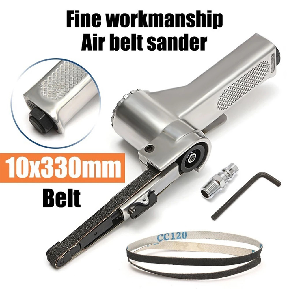 Air Belt Sander Belt Grinder With Sanding Belts Air Sander For Air Compressor Sanding Pneumatic Tool