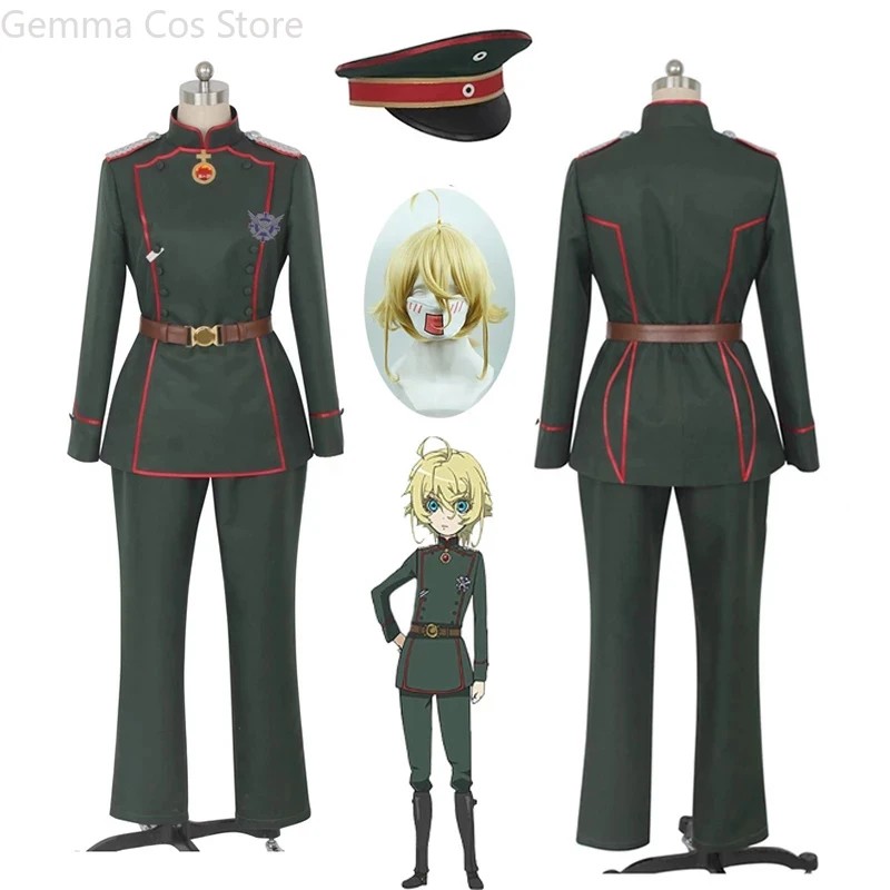 Anime Saga Of Tanya The Evil Tanya Von Degurechaff Women Cosplay Costume Stage Performence Clothing