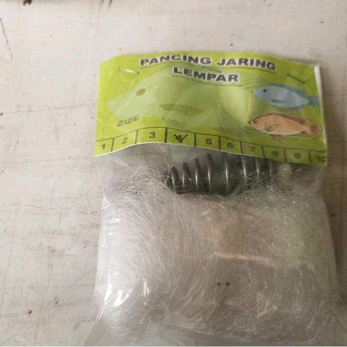 pancing jaring boom net panjang 3meter ikan/jaring ikan /jaring ikan bawal / jaring ikan nila /