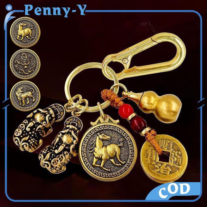 Gantungan Kunci Fengshui Gantungan Kunci Pixiu Tradisional Gantungan Kunci Keberuntungan Feng Shui