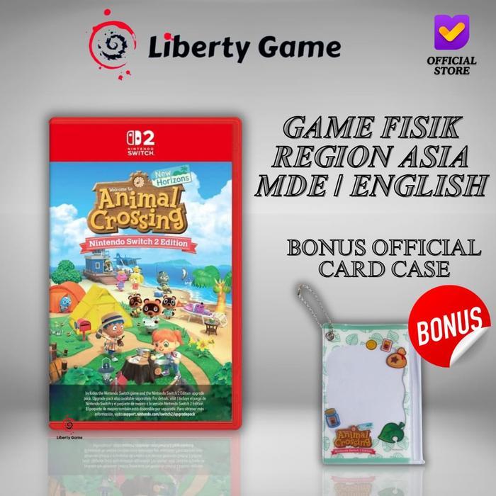 TERLARIS Nintendo Switch 2 Animal Crossing New Horizons Game Cd Original Animal Crossing for