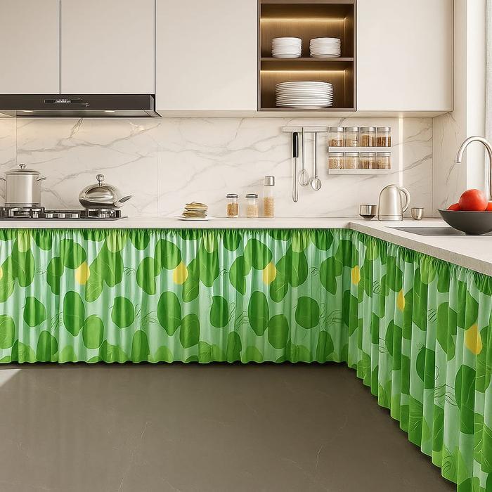 "New" Gorden Kolong Dapur Minimalis Uk 100 x 70 cm + Bonus Tali Kain