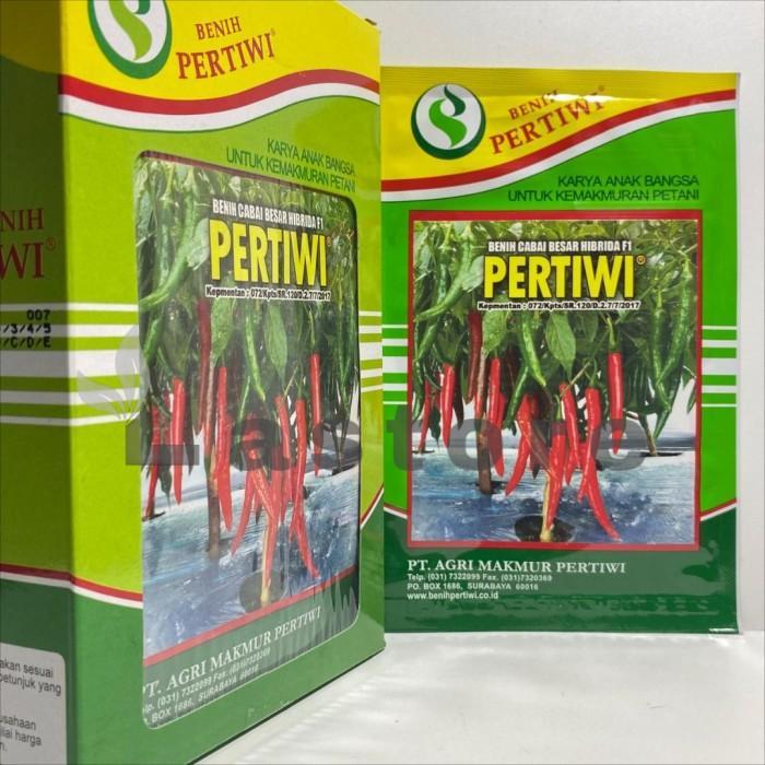 Benih Cabe Merah Besar Pertiwi Isi 10 Gram Kemasan Asli Benih Pertiwi benih