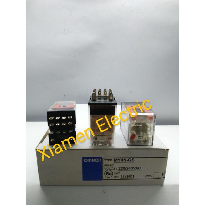 MY4N-GS-220VAC MY4NGS 220VAC Relay Omron