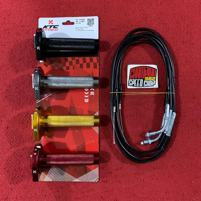 Gas Spontan KTC Kytaco CNC TX2 All New Aerox 155 Connected MT15 MT25