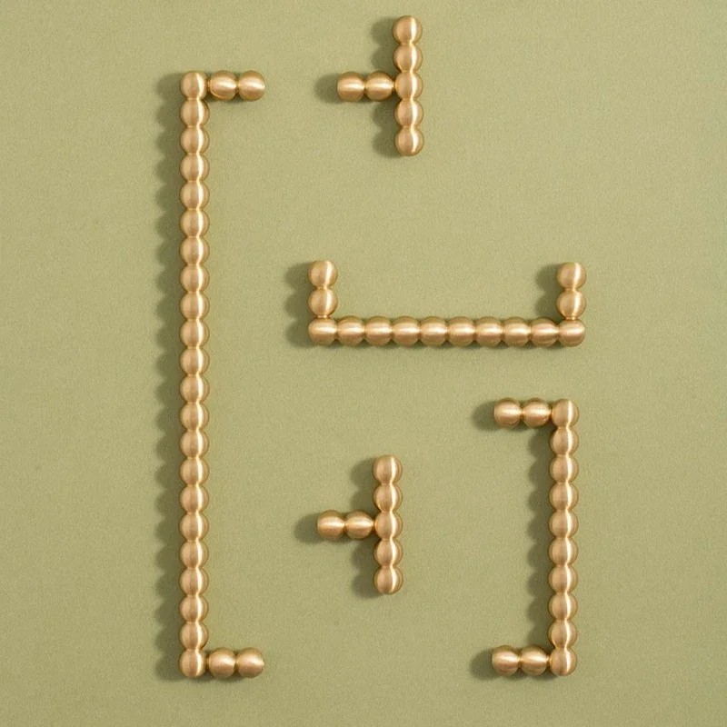Small Round Ball Handle Solid Brass Cabinet Wardrobe Drawer Knobs / Shoe Cabinets for Drawers
