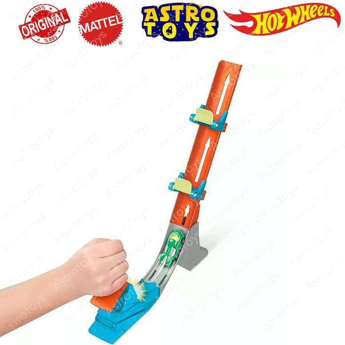 HOT WHEELS TRACK SET VERTICAL POWER LAUNCH FWM85 ORIGINAL MATTEL LINTASAN MOBIL HOT WHEELS