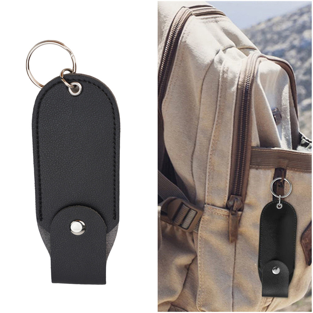 Holder Outdoor Pepper Spray Compact Flip Top Design Leather Pepper Spray Waterproof Application